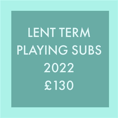 CURUFC - Lent Term Playing Subs 2022